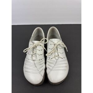 Naot Kumara Shoes 36 White Leather Lace Up Womens Made In Israel US 5